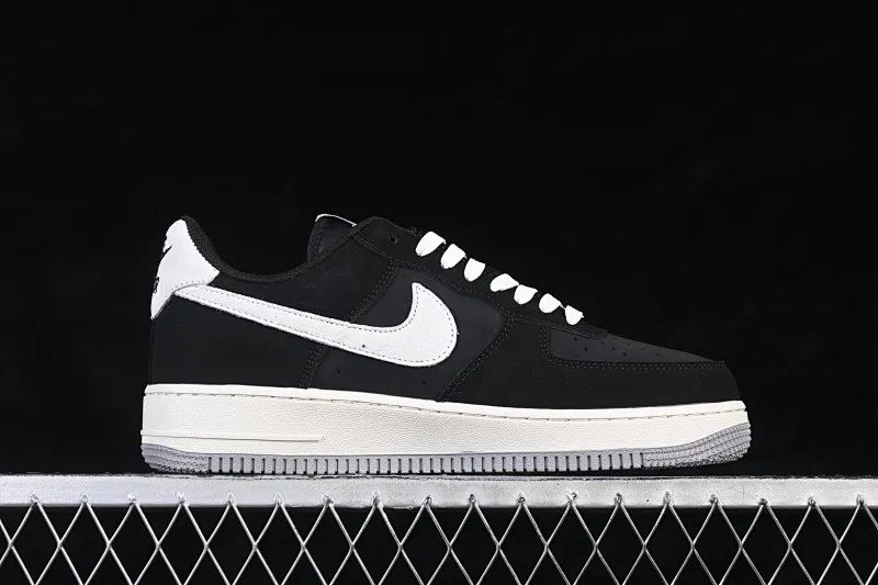 All categories Nk Air Force 1 Air Force series Nk Air Force 1 Low Air Force low-top Nike Air Force 1'07 Low Jet black and gray Air Force 1 low-top casual sneakers FQ3544-001